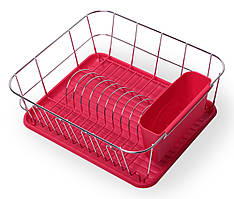 Сушарка для посуду з піддоном 37х33х13,5 KM-0763B