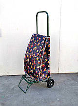 Посилена господарська сумка візок на колесах з підшипниками (0108)