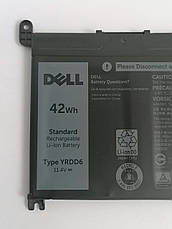 Оригінальна батарея доноутбука Dell Inspiron 3493 3582 3593 3793 - YRDD6 - (11.4 V 42Wh 3500mAh), фото 5