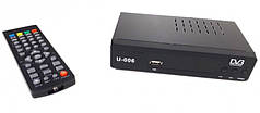 Тюнер DVB-T2 U006 с поддержкой wi-fi адаптера Black