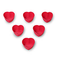 Набір з 6 силіконових форм 7*7*3см KM-7709