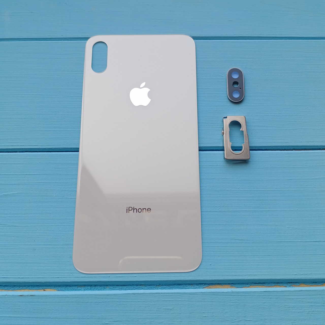 Задня панель корпуса Apple iPhone XS Max Silver