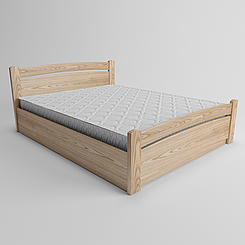 Ліжко дерев'яне Сідней 2 з підйомним механізмом (масив ясеня)