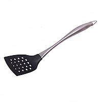 Лопатка з отвором 34см з нержавіючої сталі та пластику