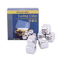 Камені для віскі охолоджувальні кубики з нержавіючої сталі KM-7793