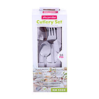 Набір столових приладів 16 предметів з нержавіючої сталі KM-5333