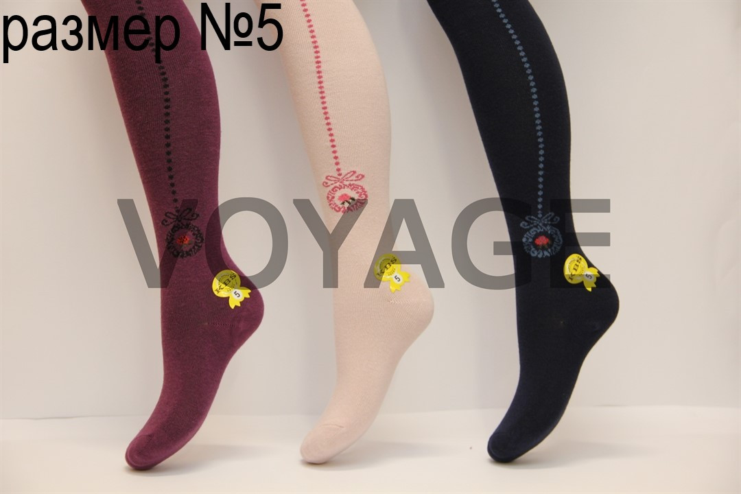 Колготи дитячі KBS гладкі середніх розмірів 5 4-10404