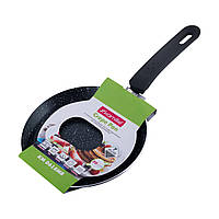 Сковорода млинна 20см з мармуровим покриттям для індукції і газу KM-0618MR