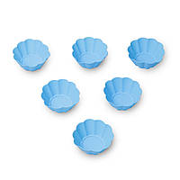 Набір з 6 силіконових форм 7.5*7.5*3см