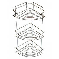 Полка для ванной Besser угловая 58х22х22см KM-0435E