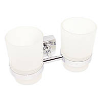 Стакан для зубних щіток Besser подвійний 17х8.5х9.5см KM-8804