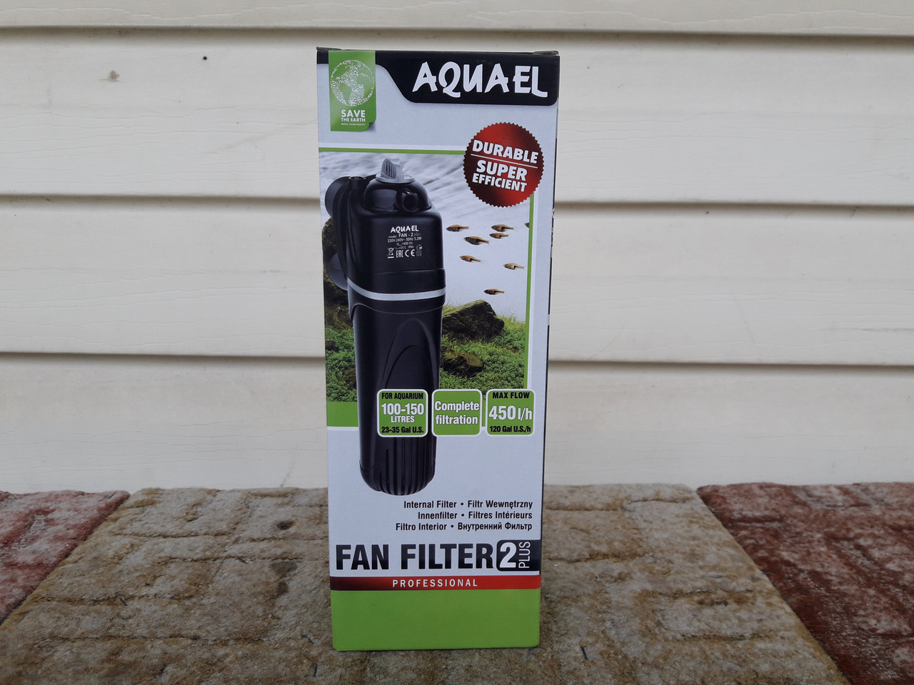 Aquael FAN 2 Plus, 450 Л/ч. Фильтр Внутренний для Аквариума до 150 ...