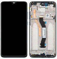 Дисплей для Xiaomi Redmi Note 8 Pro M1906G7I, M1906G7G, модуль (экран и сенсор), с рамкой, оригинал