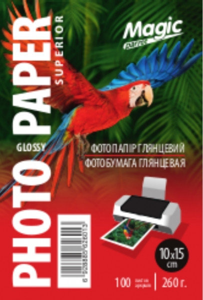 Фотопапір Magic 10х15 глянсовий 260 g (100 л)