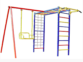 Дитячий майданчик Dali № 812 вуличний спорткомплекс з гойдалкою