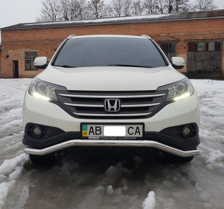 Кенгурник вигнутий вус на Honda CR-V 4 (2013-2017)
