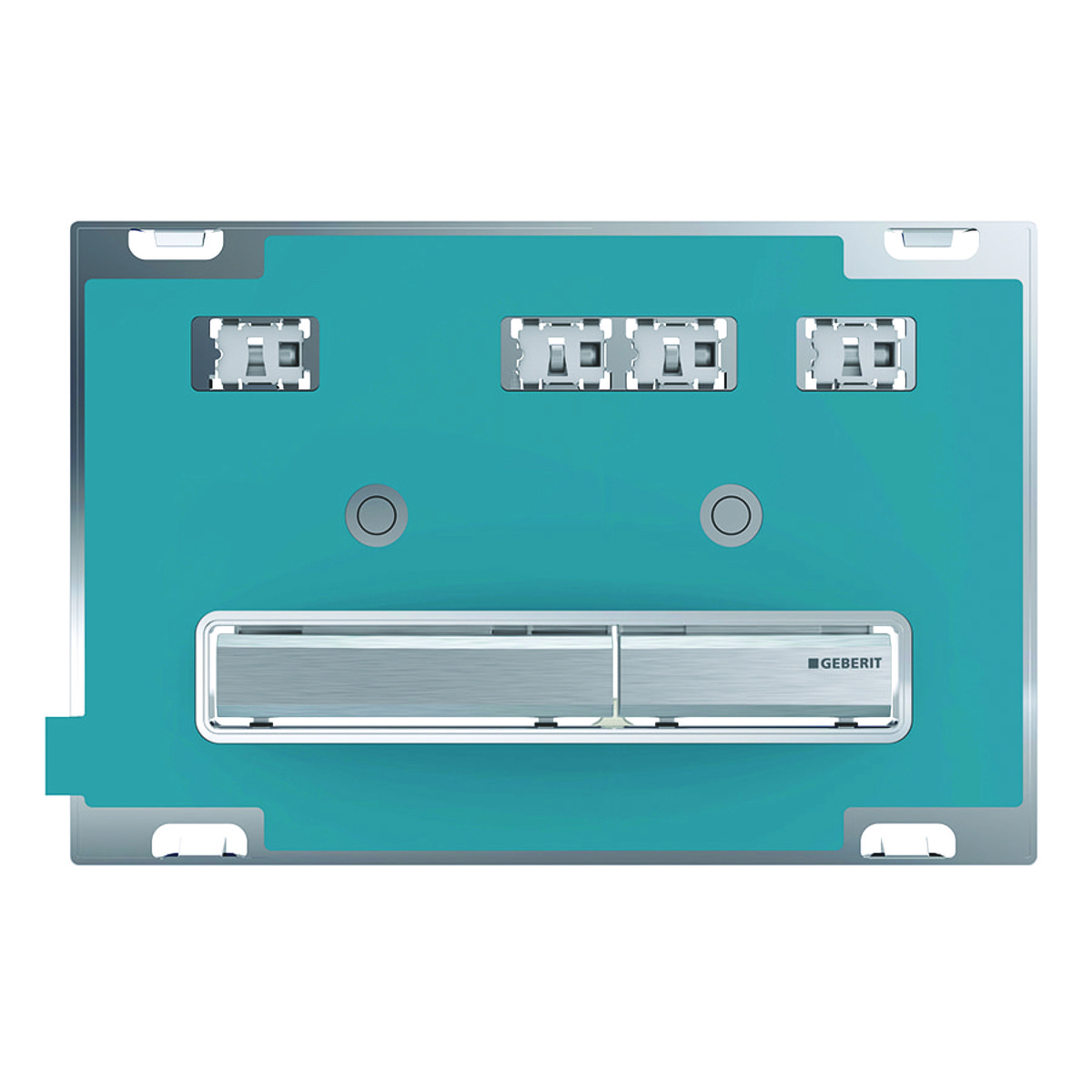Змивна клавіша Geberit Sigma50, для подвійного змиву, під заповнення матеріалом замовника