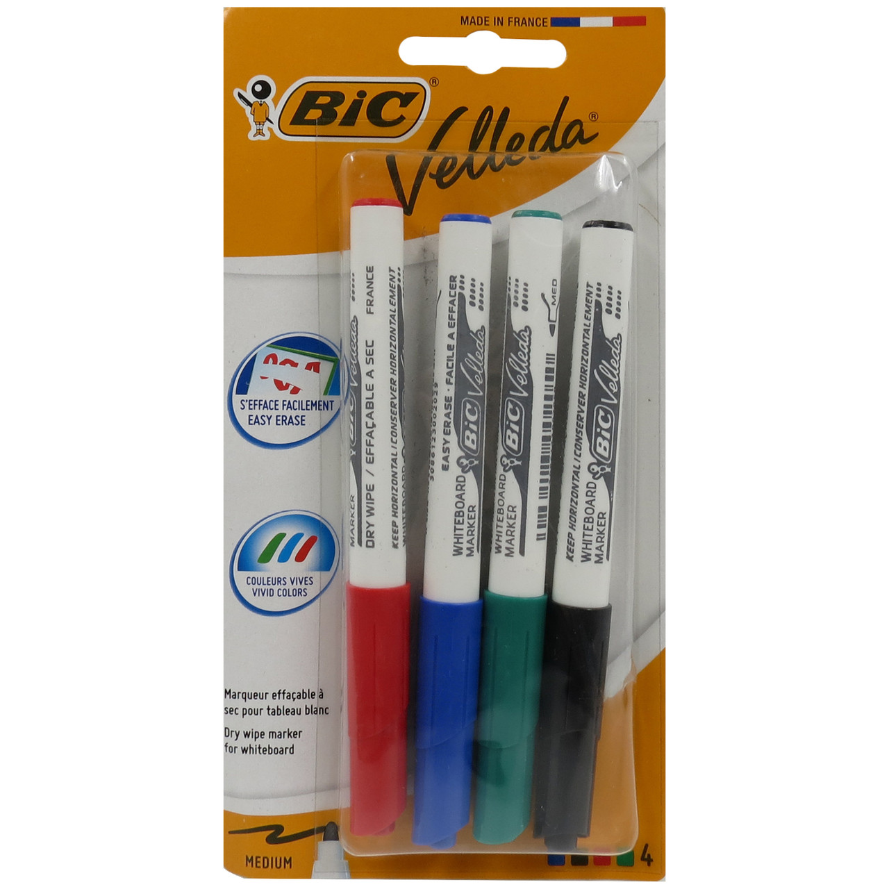 Набір маркерів для дошок 4 шт Bic 441