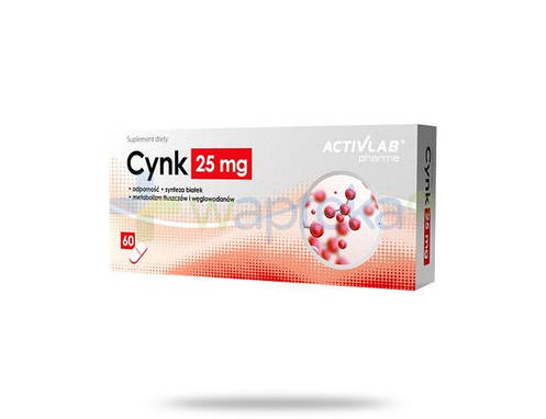Цинк Activlab Cynk 25 mg 60 таб, фото 2
