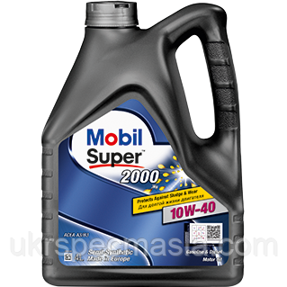 Моторна олива Mobil Super 2000 10W-40, кан 4 л, фото 2