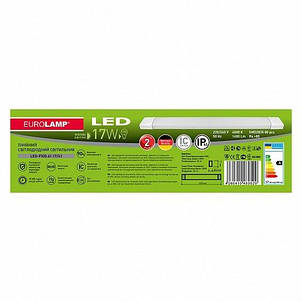 Світлодіодний світильник лінійний EUROLAMP IP65 17W 4000K (0.6 m) (LED-FX(0.6)-17/41), фото 3