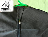 Чохол для одягу 90х60 см на блискавці (чорний), фото 4