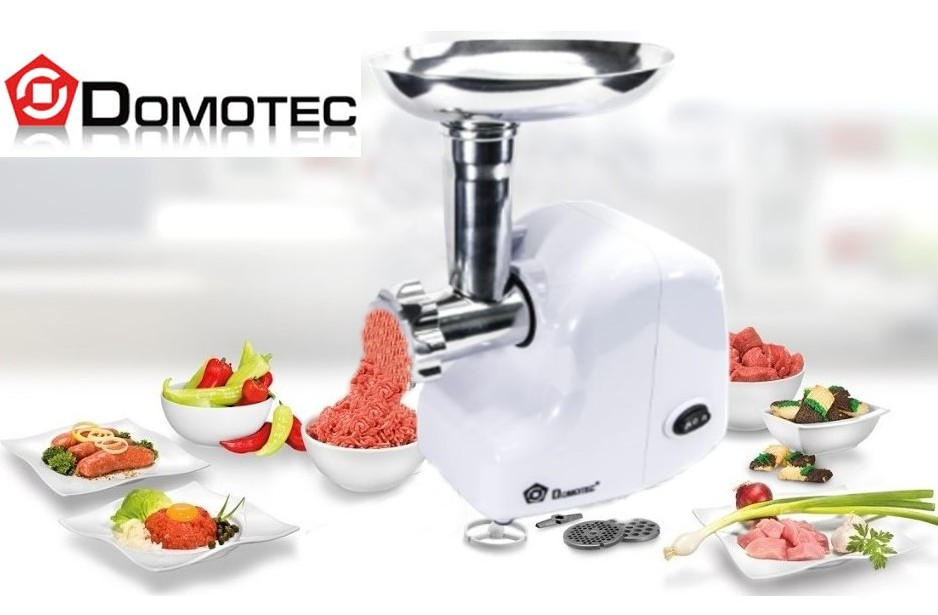 М'ясорубка електрична Domotec MS 2017 2500W White, фото 1