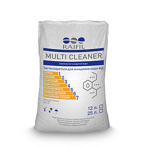 Комплексне завантаження MULTI CLEANER RAIFIL (25L) — сорбент для очищення води (від заліза, жорсткості, амонію та ін.