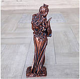 Статуетка Фортуна середня 39 см з полістоуну мідного кольору, фото 2