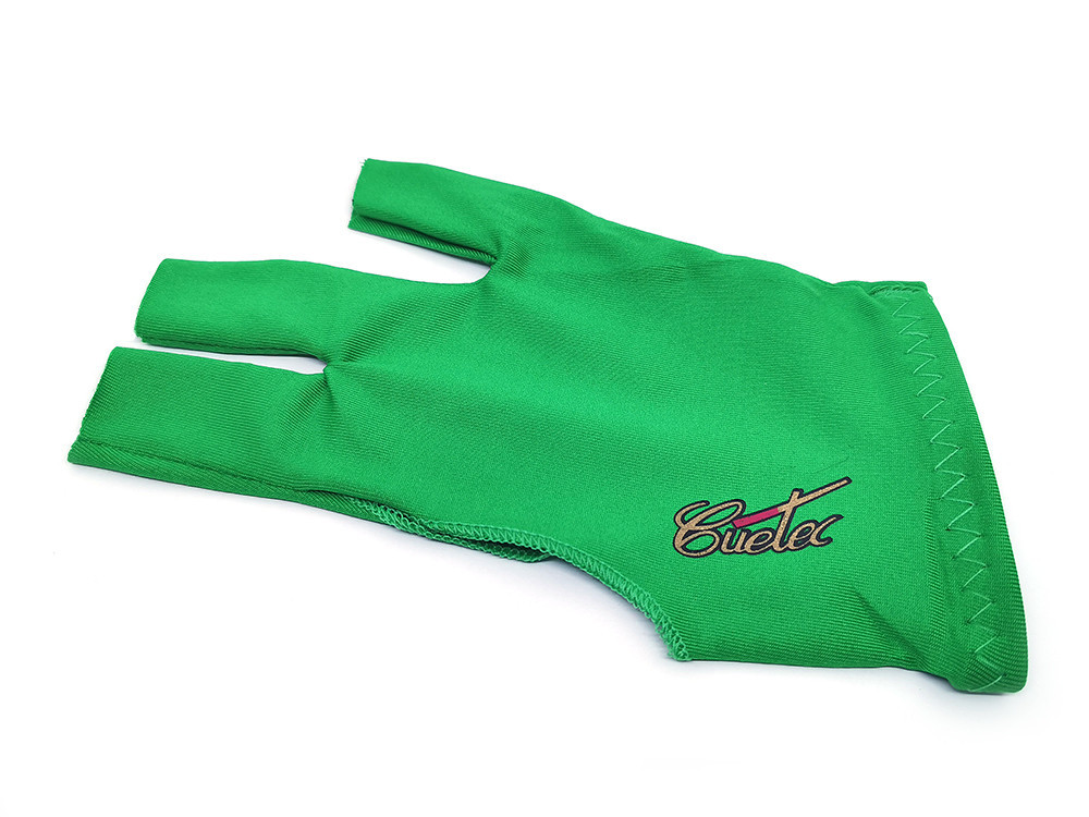Рукавичка для гри в більярд Cuetec Pro Green відкрита, безрозмірна на ліву руку