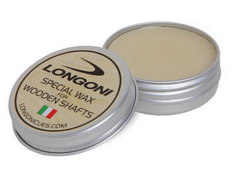 Віск для обробки більярдного кия Longoni Special Wax 30 г бежевого кольору