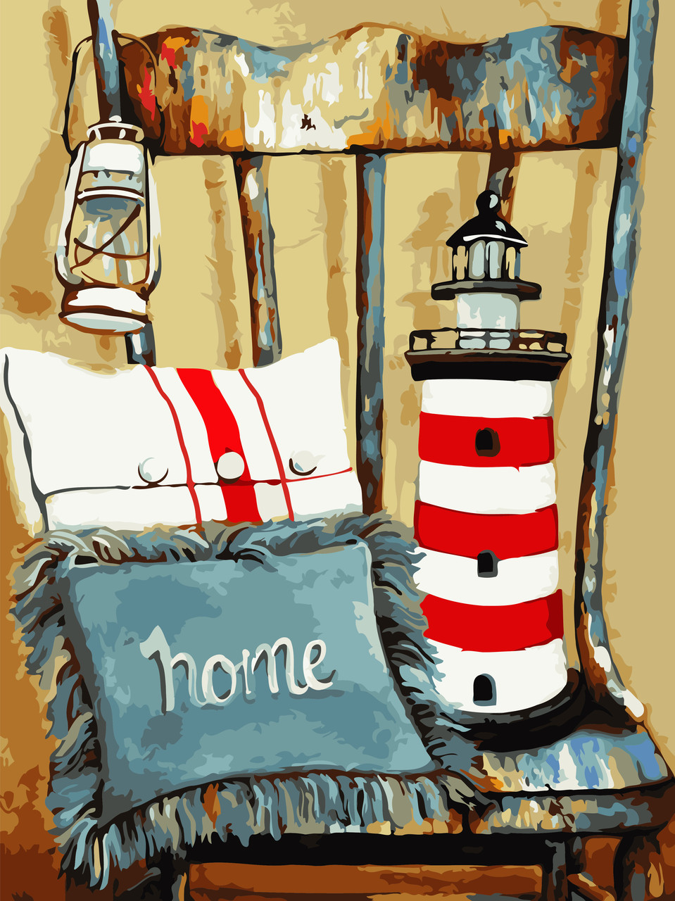 Художній творчий набір, картина за номерами Повернення додому, 30x40 см, «Art Story» (AS0788)