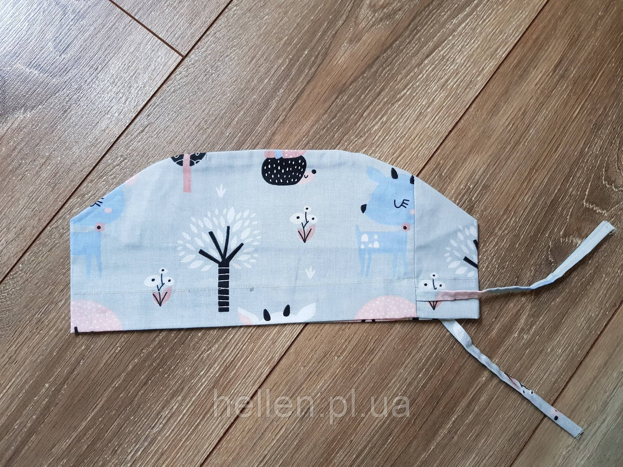 Медична шапочка з принтом "Ліс"