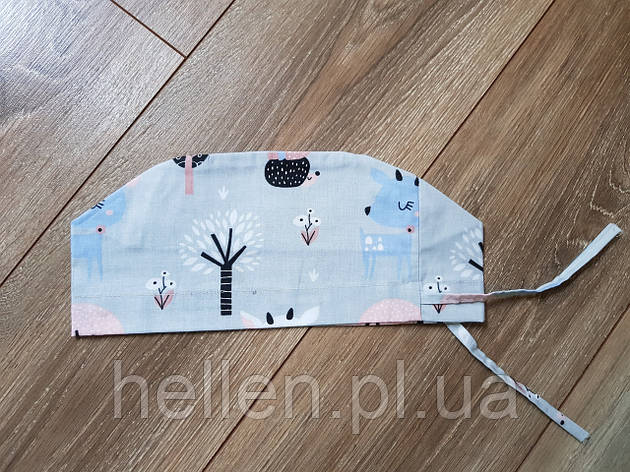 Медична шапочка з принтом "Ліс", фото 1