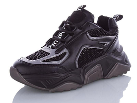 Модні кросівки Raffelli (X341-1) жіночі чорні