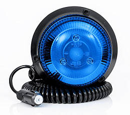 Фонарь предупредительно-сигнальный синий Fristom FT-150 DF N LED MAG M78, фото 4