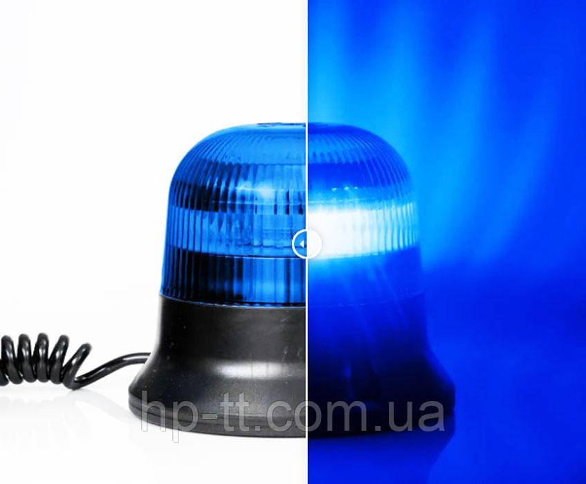 Фонарь предупредительно-сигнальный синий Fristom FT-150 DF N LED MAG M78