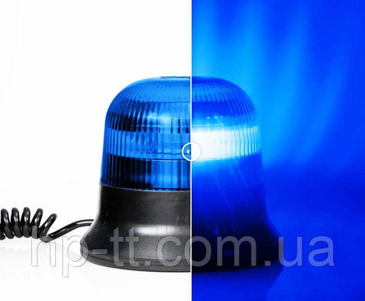 Фонарь предупредительно-сигнальный синий Fristom FT-150 DF N LED MAG M78, фото 1