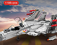 Конструктор Sembo 202055 военный самолет истребитель Flying Shark J15 1186 деталей
