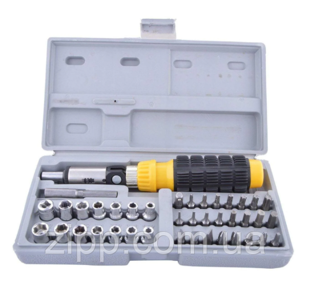 Набір інструментів у валізі AIWA 41-Piece Bit and Socket Set, фото 1
