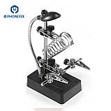 Тримач для плат із підставкою для паяльника та підсвіткою "Третяча рука" MG16129-C, фото 5