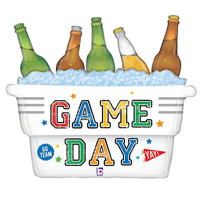 BT 35" Game Day Cooler. Фольгований шар Ведерко з напоями День ігор, В УП