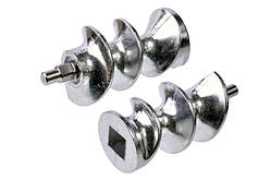 Шнек для м'ясорубки, 04.0604 квадрат 9 mm (h=9 mm), L=88 mm