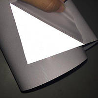 Світловідбивна плівка для термопереносу на тканину світло-сіра 1 м