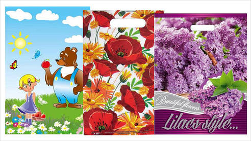 Пакети із вирубною ручкою Маленького розміру