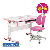 Комплект парта Cubby Toru Pink + подростковое кресло для дома FunDesk Primo Pink
