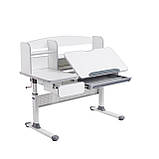 Комплект парту для школярів Cubby Rimu Grey + крісло Fundesk Mente Grey, фото 4