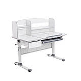 Комплект парта для школярів Cubby Rigu Grey + ергономічне крісло Fundesk Buono Grey, фото 6