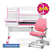 Комплект для принцессы Cubby Rimu Pink + ортопедическое кресло FunDesk Delizia Pink