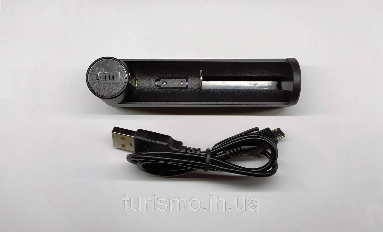 Yonii C1 - бюджетна зарядка для 21700, 26650, 18650, захист від переполюсовки, м'який старт, 830mA, + USB шнур